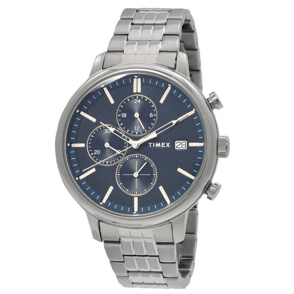 FX03817B NWT Timex Fashion Men's Quartz Steel Authentic Watch - Picture 1 of 3